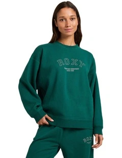 Dreamy Days Crew Neck Top in Green