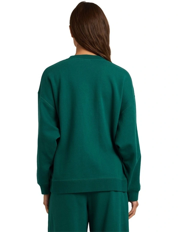 Dreamy Days Crew Neck Top in Green image 2