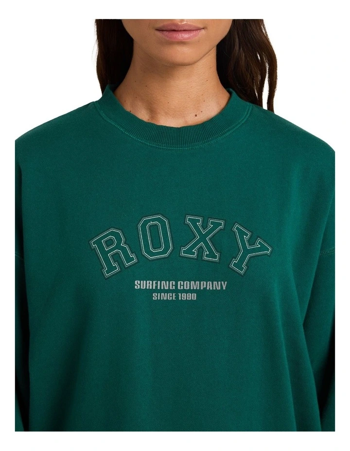 Dreamy Days Crew Neck Top in Green image 4