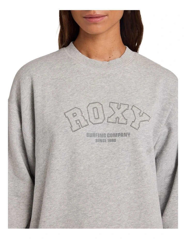 Dreamy Days Crew Neck Top in Grey image 4