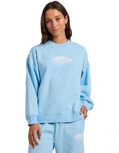 Dreamy Days Crew Neck Top in Blue
