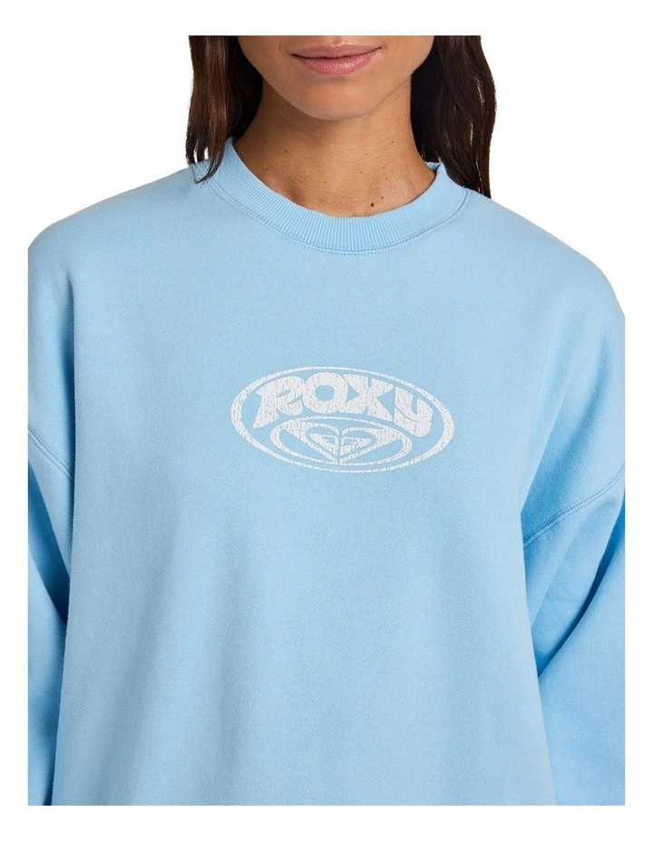 Dreamy Days Crew Neck Top in Blue image 4