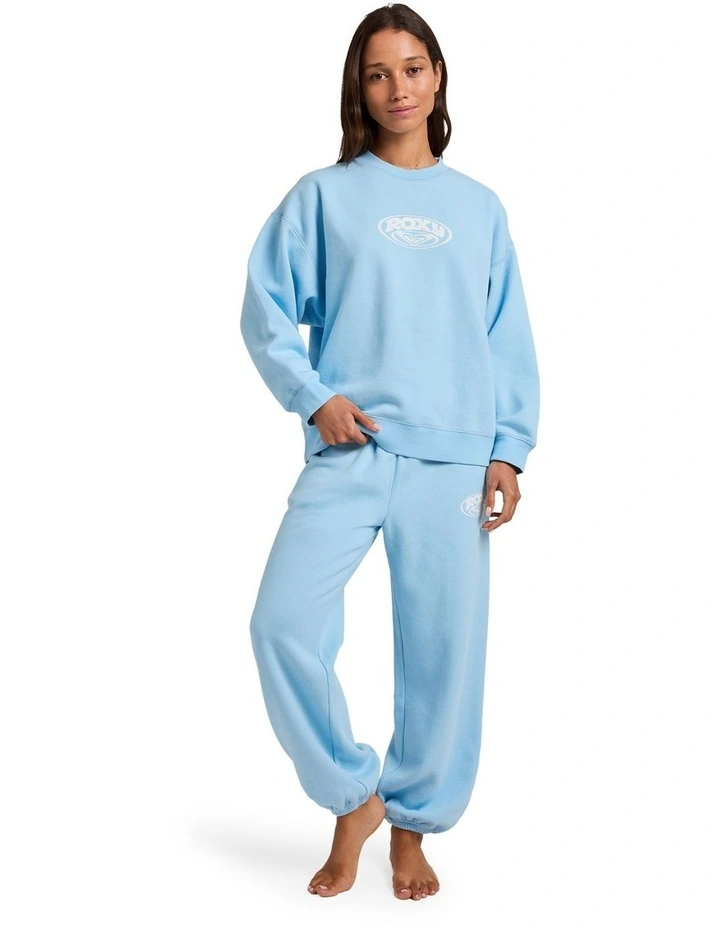 Dreamy Days Crew Neck Top in Blue image 5