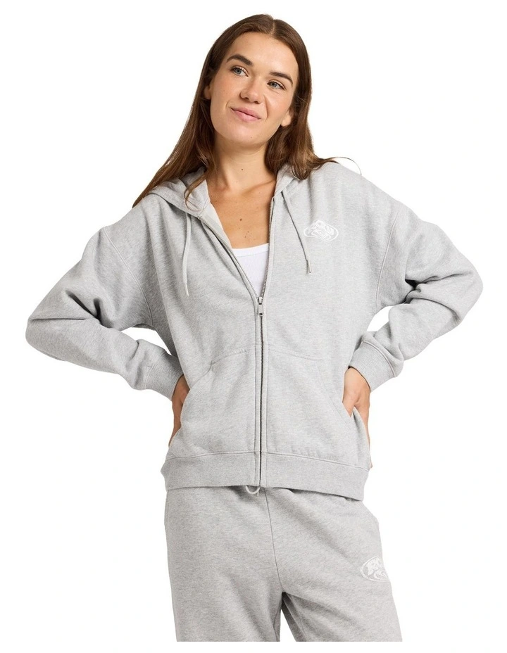 Dremy Days Zip Up Hoodie Grey image 1