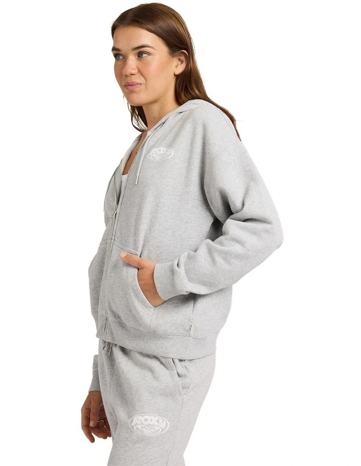 Dremy Days Zip Up Hoodie Grey image 3