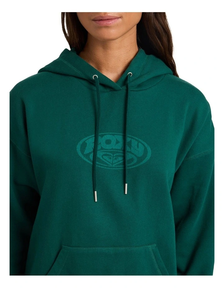 Dreamy Days Pullover Hoodie in Green image 4