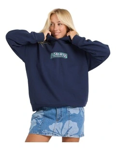 Going Back Pullover Hoodie Purple