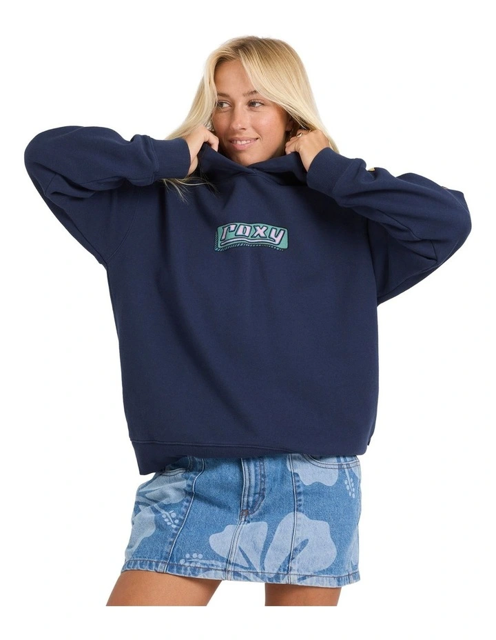 Going Back Pullover Hoodie Purple image 1