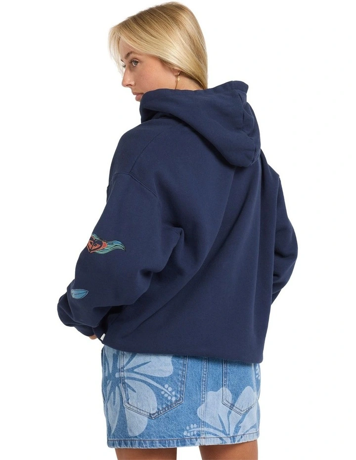 Going Back Pullover Hoodie Purple image 2