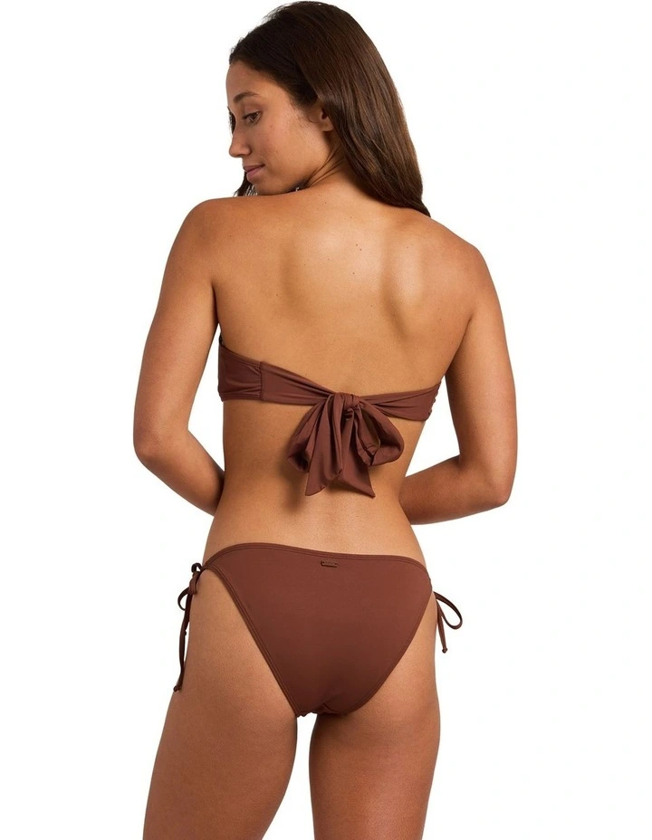 SD Beach Classics Bandeau Bikini Top in Brown image 2