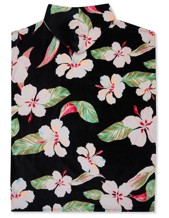 Stay Magical Printed Hooded Towel Black image 2