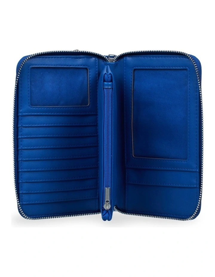 Back In brooklyn Leather Wallet Blue image 3