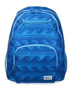 Shadow Swell Printed Backpack Blue