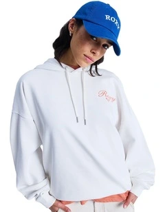 Lineup Oversized Pullover Hoodie in White