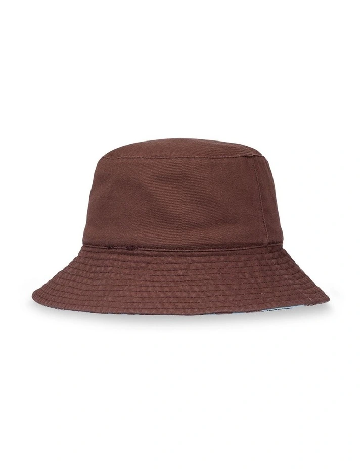 Jasmine Paradise Reversible Bucket Hat Brown image 2