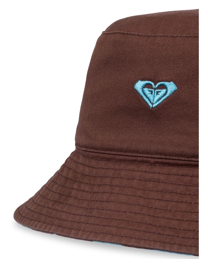 Jasmine Paradise Reversible Bucket Hat Brown image 5
