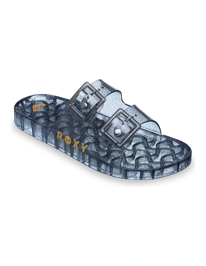 Kattie Glitter Slides Grey image 1