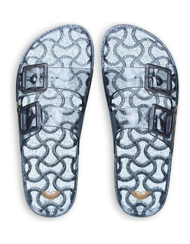 Kattie Glitter Slides Grey image 3