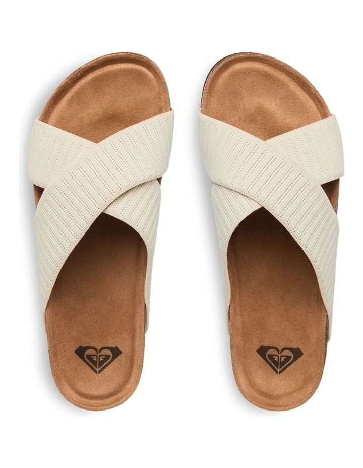 Mannane Crossed Slides Grey image 2