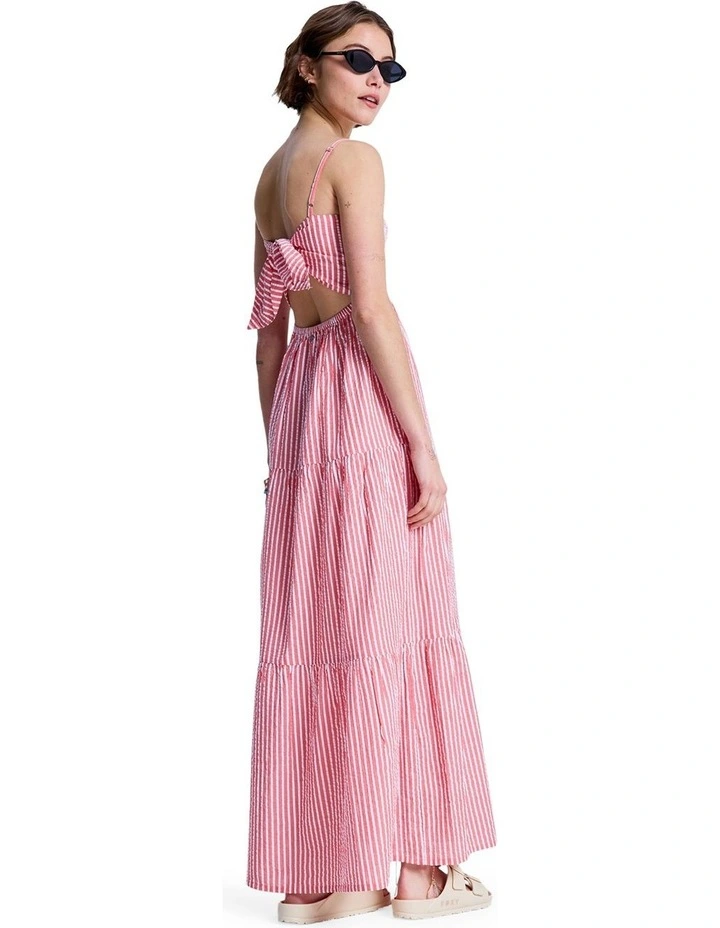 Tropical Glow Maxi Dress in Hibiscus Sunrise image 2