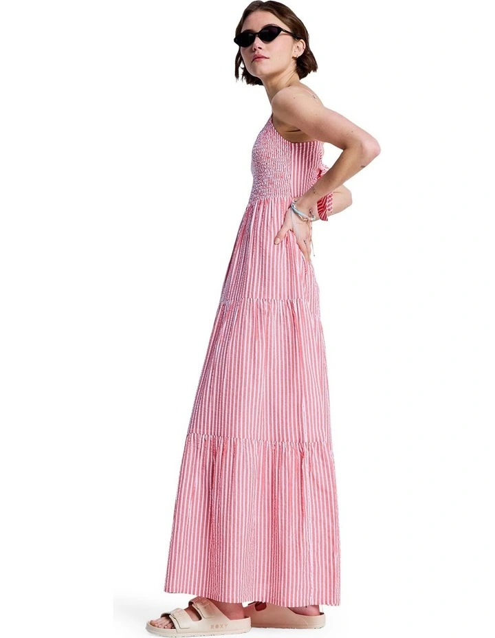 Tropical Glow Maxi Dress in Hibiscus Sunrise image 3