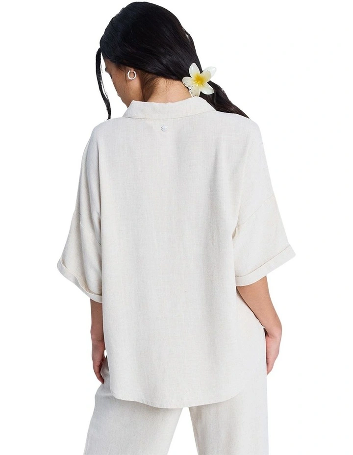 Beachy Short Sleeve Shirt Yellow image 2