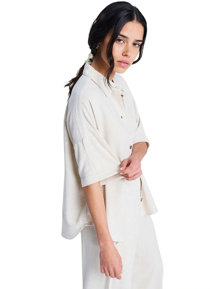 Beachy Short Sleeve Shirt Yellow image 3