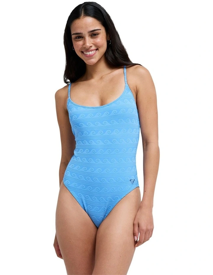 Paradise Wave One Piece Swimsuit Blue image 1