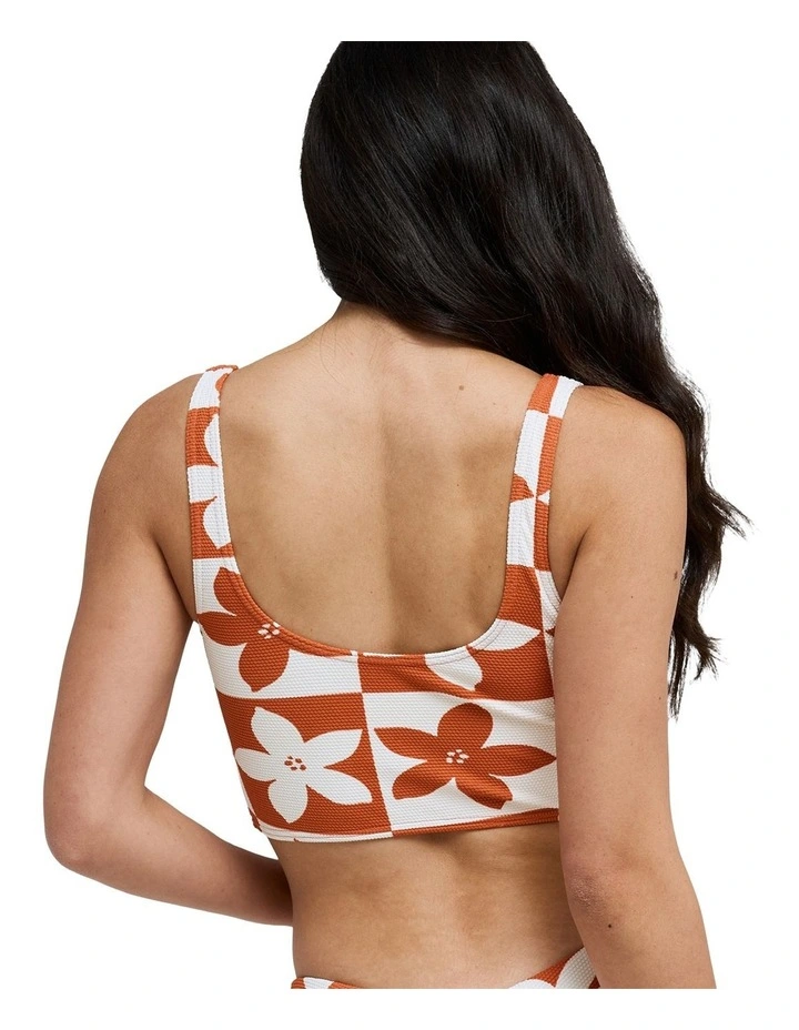 Hazy Days Tank Bikini Top Orange image 2