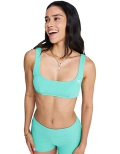 Sunshine Bralette Bikini Top in Green