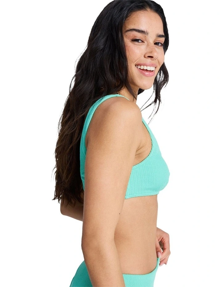 Sunshine Bralette Bikini Top in Green image 3