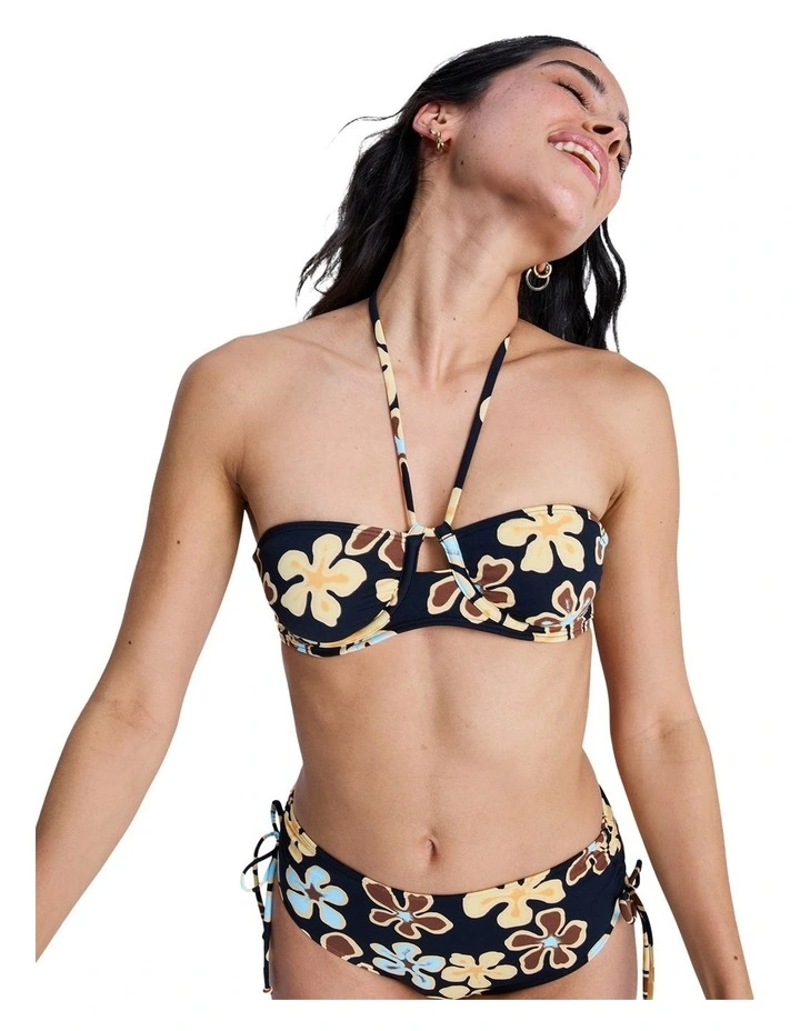 Nostalgic Feel Underwire Bandeau Bikini Top Assorted image 3