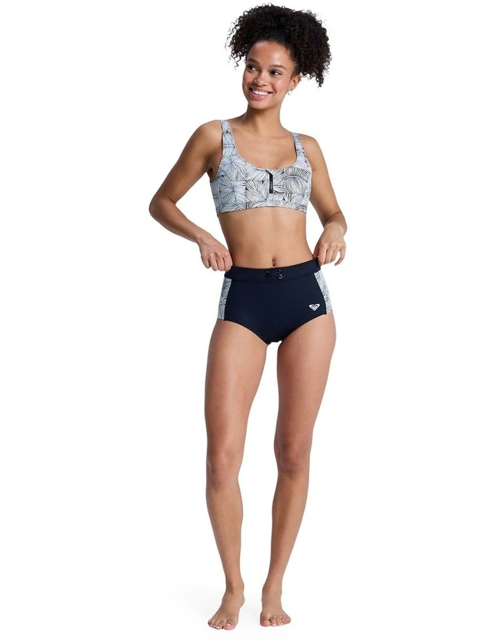 Pro Surf Athletic Tri Bikini Top in Multi image 5