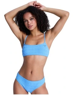 Paradise Wave Hipster Bikini Bottom Blue
