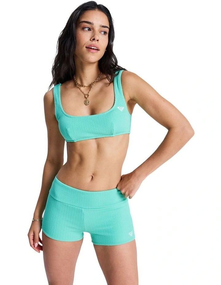Sunshine High Rise Boyleg Bikini Bottom in Green image 1