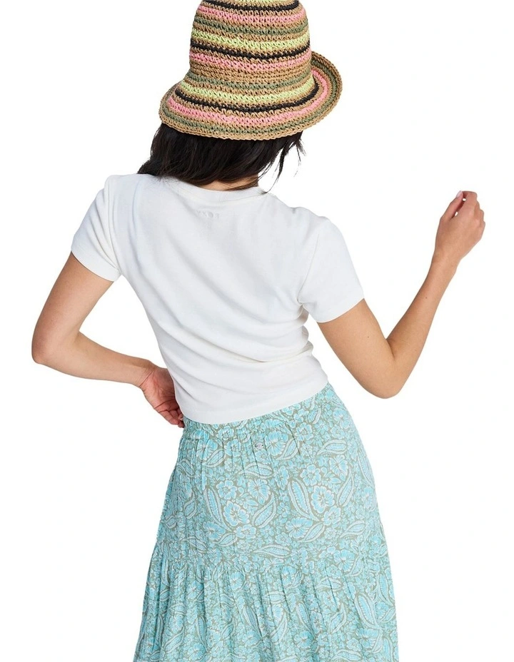 Beach Love T-shirt in Coconut Milk image 2