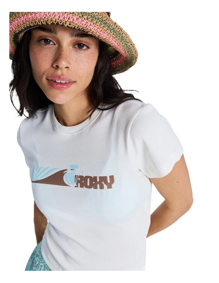 Beach Love T-shirt in Coconut Milk image 4