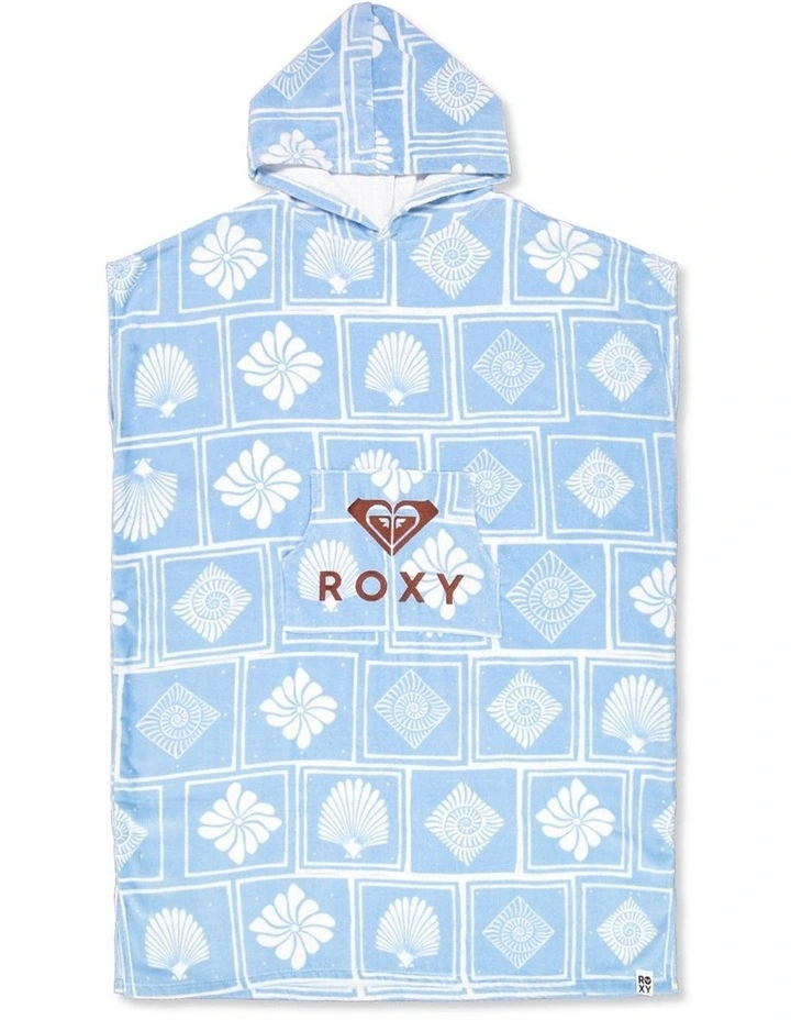 Stay Magical Printed Hooded Towel in Blue image 1