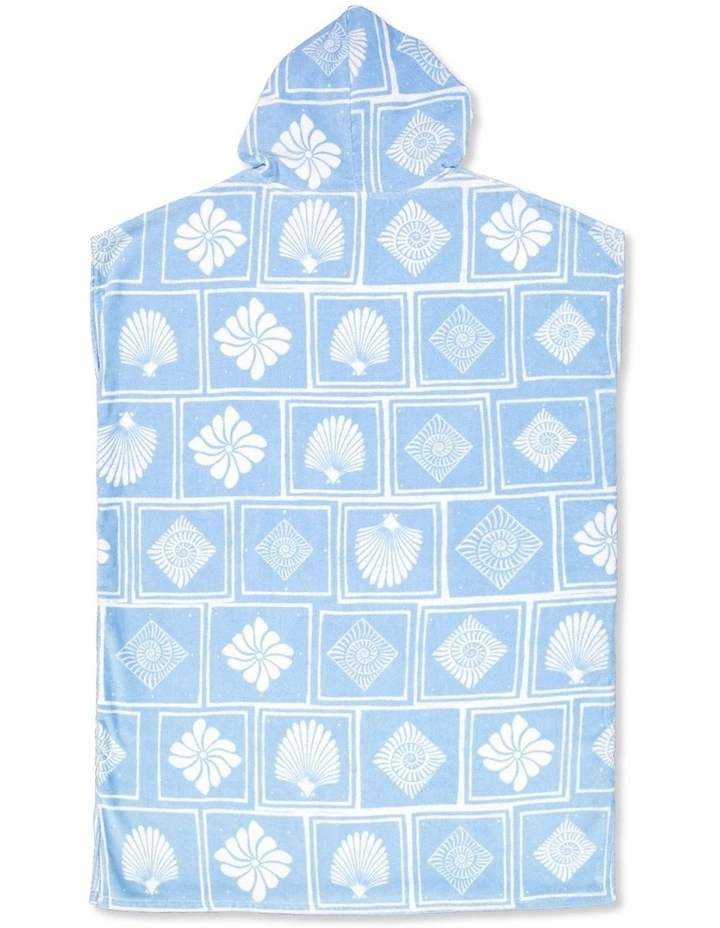 Stay Magical Printed Hooded Towel in Blue image 2
