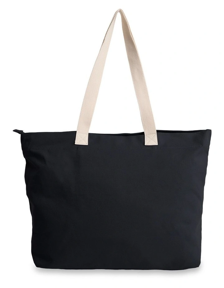 Cool Summer Tote Bag in Black image 2