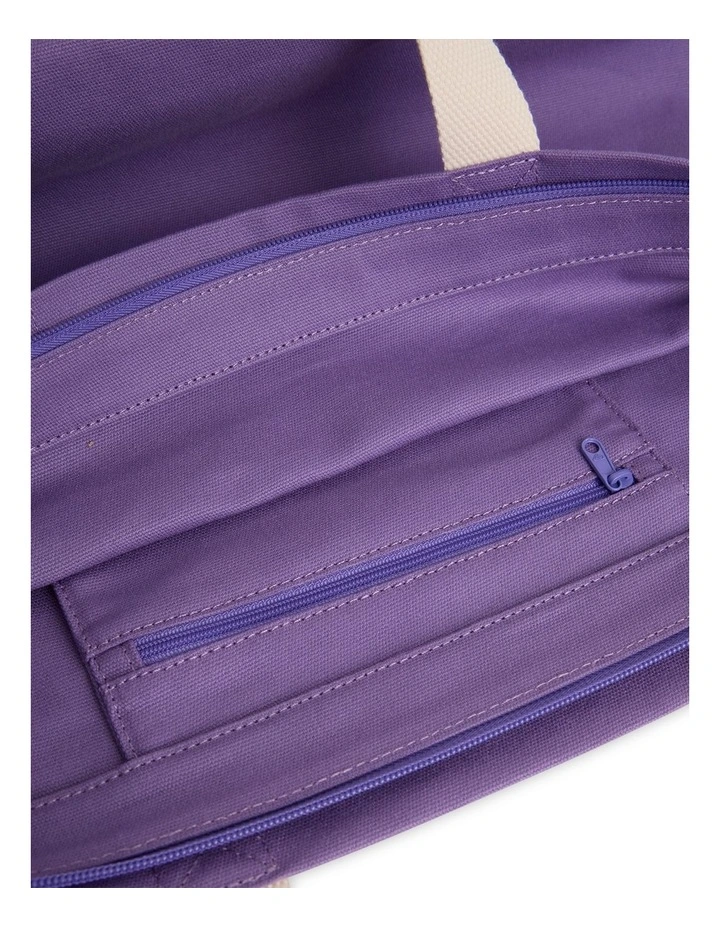 Cool Summer Tote Bag in Purple image 5