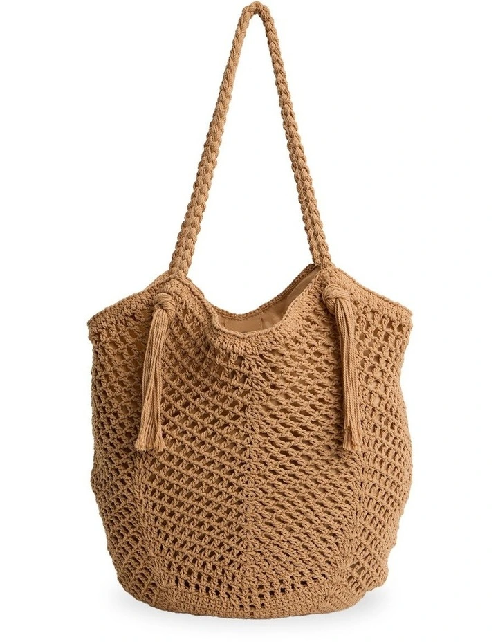 Logical Song Tote Bag in Brown image 2