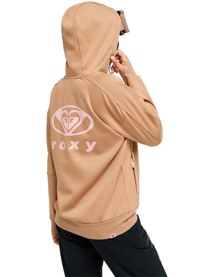 Liberty Hoodie Technical Fleece in Brown image 2