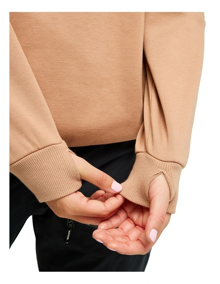 Liberty Hoodie Technical Fleece in Brown image 5