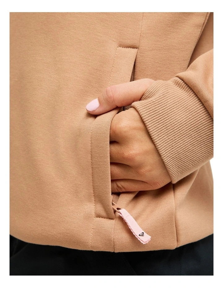 Liberty Hoodie Technical Fleece in Brown image 6