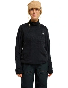 Heat Haven Primaloft Layer Technical Fleece in Black