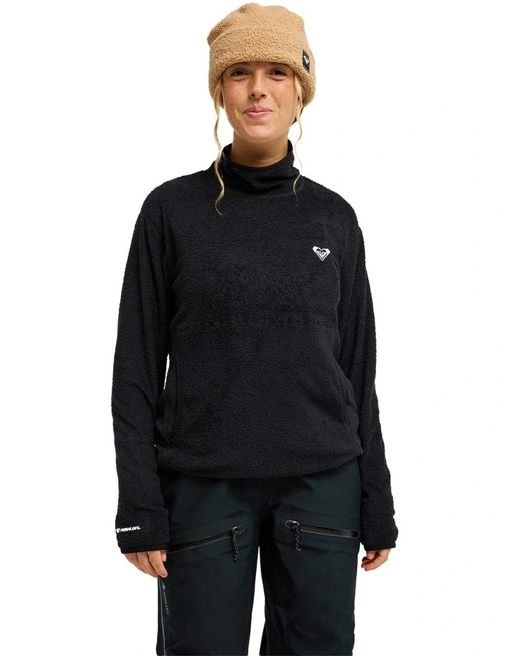 Heat Haven Primaloft Layer Technical Fleece in Black image 1