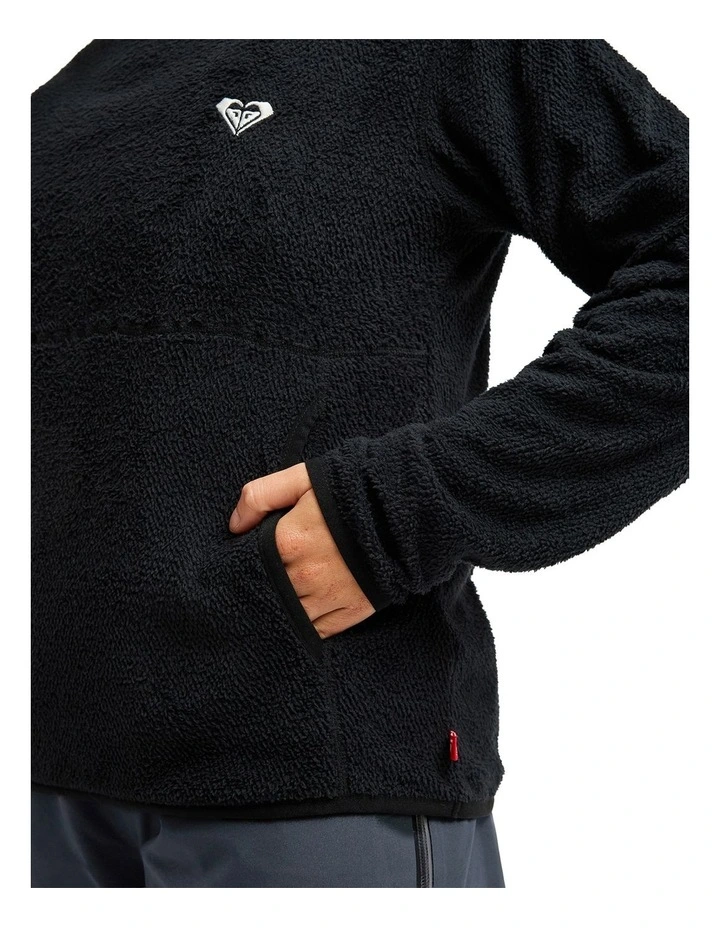 Heat Haven Primaloft Layer Technical Fleece in Black image 5