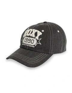 Over My Head Baseball Cap in Black