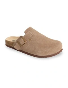 Zeliah Sin Fur Clog in Grey